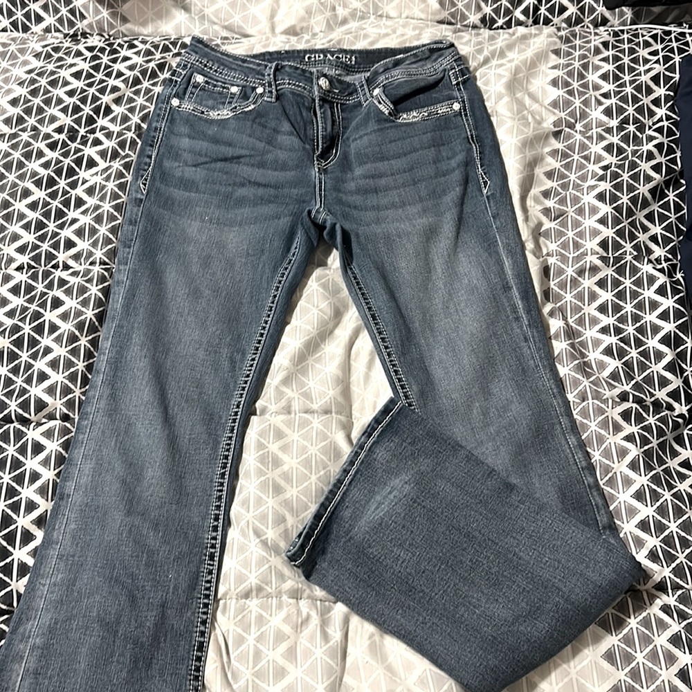 Grace In LA boot cut jeans size 28